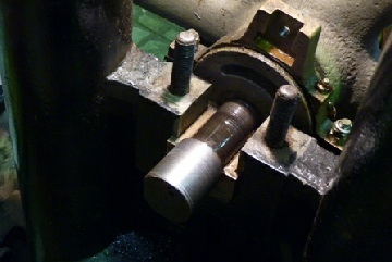 The crankshaft is now finished round and true.