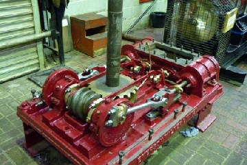 Eccentrics and associated rods and valves fitted.