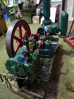 The pump well on its way to being completed.