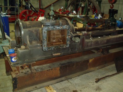 The slide valve with cover removed.